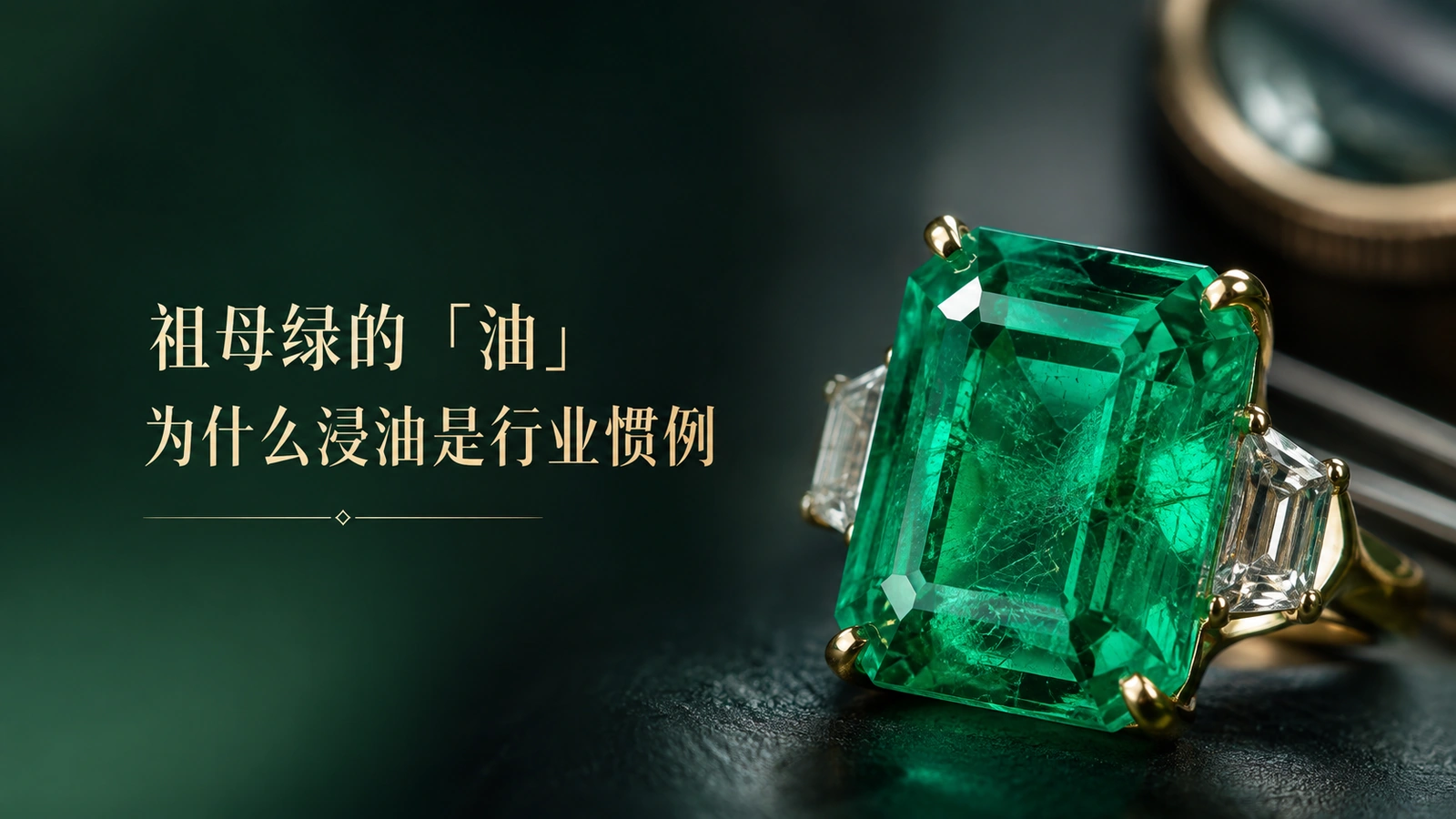 祖母绿的「油」:为什么浸油是行业惯例