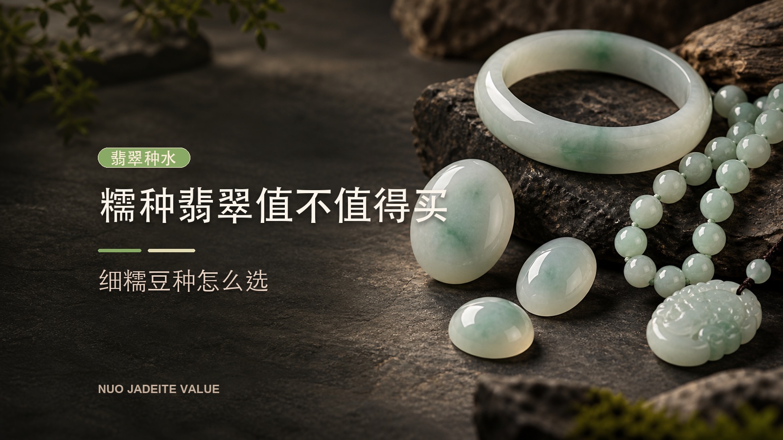糯种翡翠值不值得买:细糯豆种怎么选
