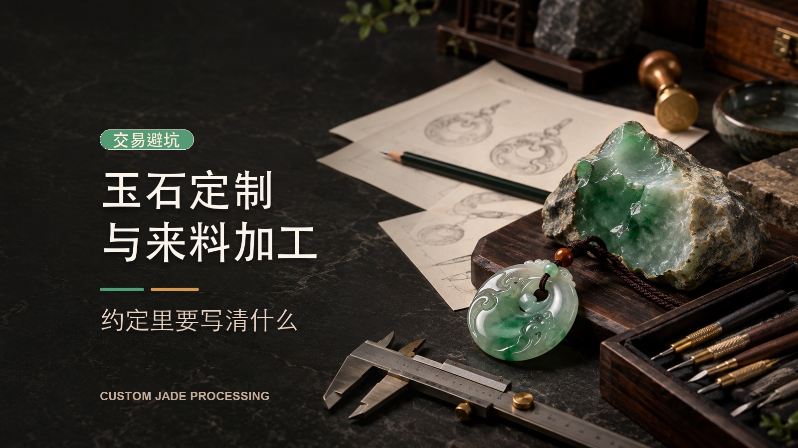 玉石定制与来料加工:约定里要写清什么