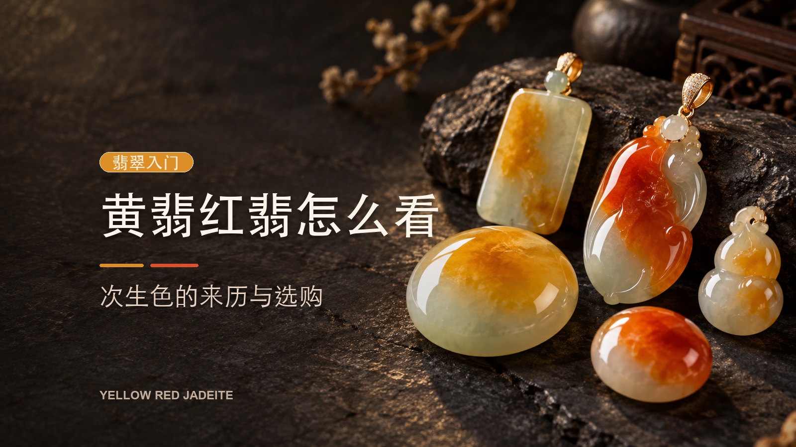 黄翡红翡怎么看:次生色的来历与选购