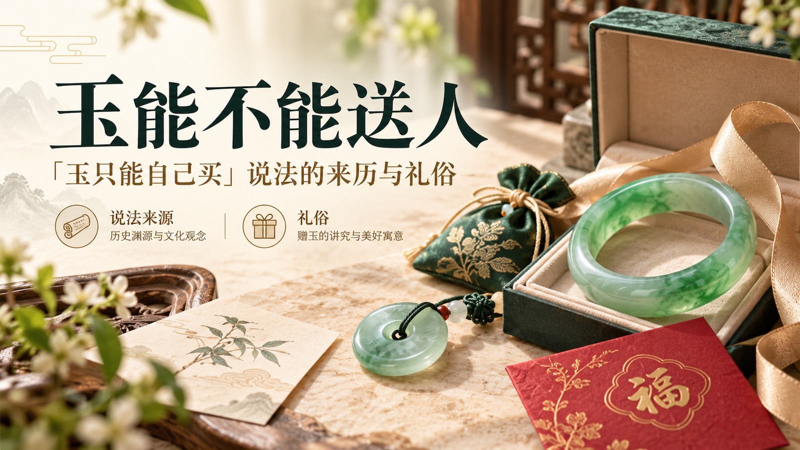 玉能不能送人:「玉只能自己买」说法的来历与礼俗